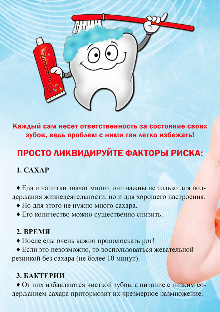 Профилактика заболевания зубов и полости рта.